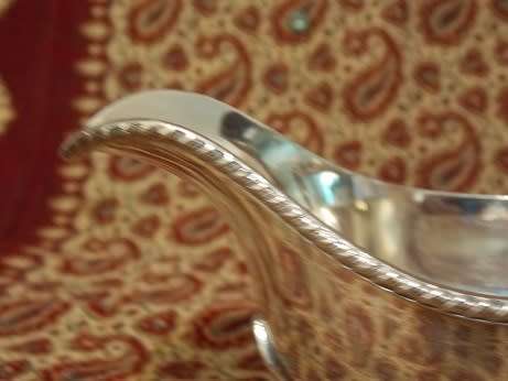 Beautiful Silver-Plated Gravy Boat