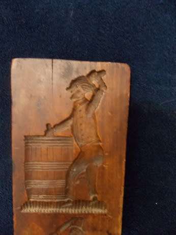 Antique Double-Sided Wood Carving
