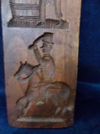 Antique Double-Sided Wood Carving