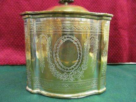 Silver Plated on Brass Tea Caddy ( On reserve, please do not purchase)