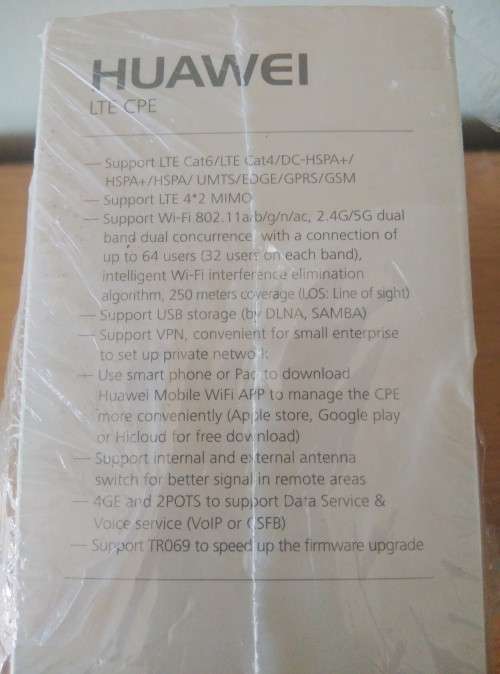 Huawei E5186 Cat6 LTE-A Router