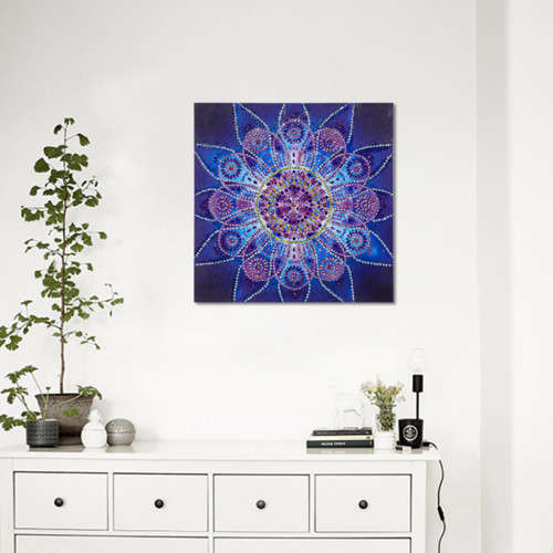 5D Diamond paint by numbers - Mandala DZ110