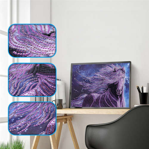 5D Diamond paint by numbers - Horse