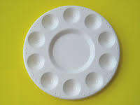 Paint Palette - 10 well plastic