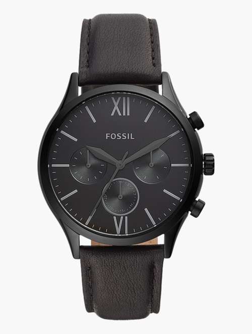 Fossil 44MM Black Fenmore Watch