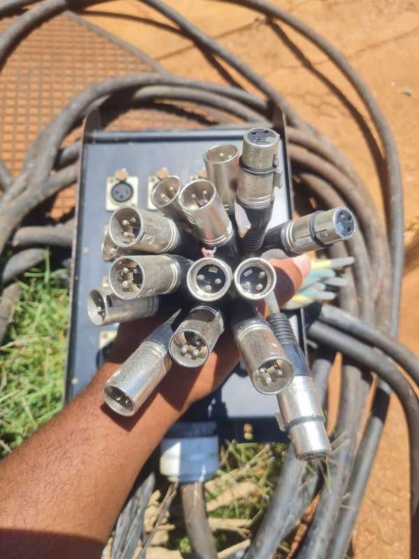 Untested In Line Audio Snake Box: 12 Channels