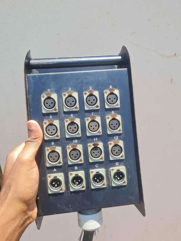 Untested In Line Audio Snake Box: 12 Channels