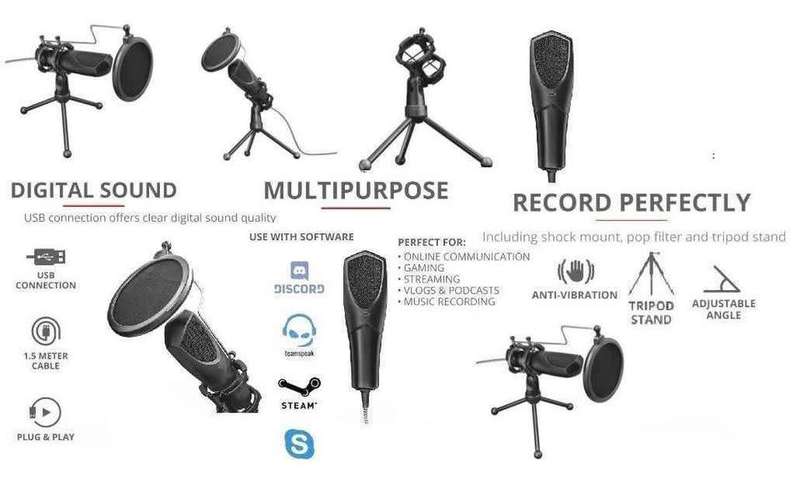 Trust GXT 232 Mantis Streaming Microphone