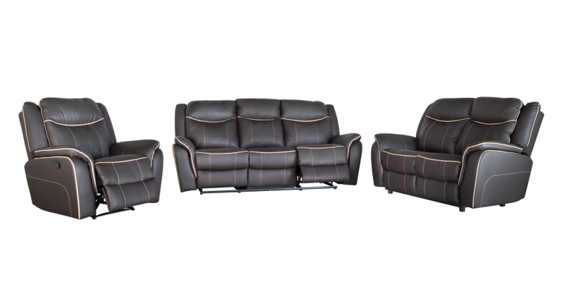 Grafton Everest Trent 2-Piece Motion Recliner Suite (Brown) *Only 2 and 3 Seater