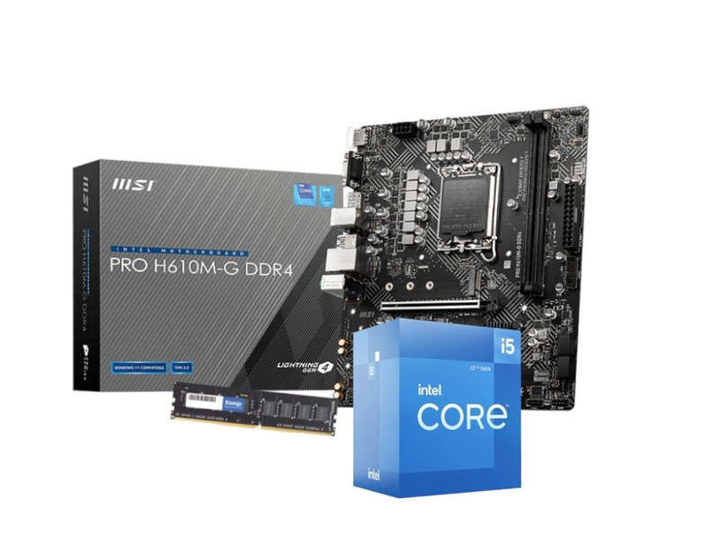 12th i5 Gen LGA 1700 Motherboard Cpu Combo