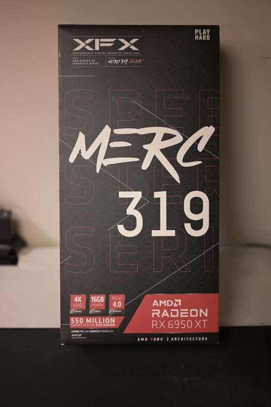 XFX Speedster MERC 319 AMD Radeon RX 6950 XT BLACK Gaming 16GB GDDR6 Graphics Card