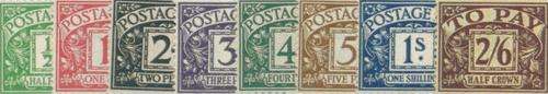 SGD27-D34. The 8 KGVI Postage Dues - Mounted Mint