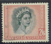 Rhod & Nyassa: SACC 12 - 1954 Definitives 2/6 - Very Fine Used