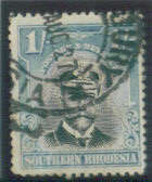Rhodesia - SACC 10 -- 1924 KGV 1/- Definitive - Fine Used