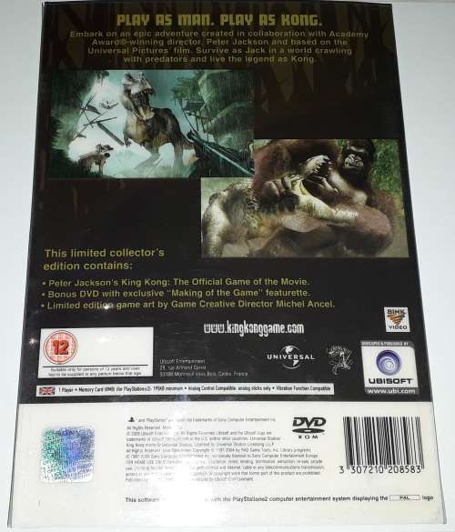 King Kong - Steelbook: Limited Collectors Edition - PS2