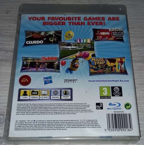 Hasbro Family Game Night 3 - PS3