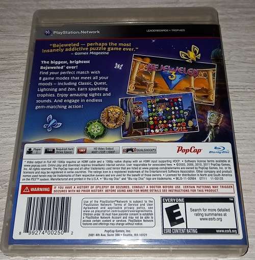 Bejeweled 3 - PS3
