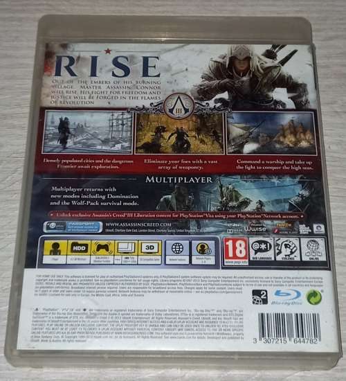Assassins Creed 3 - PS3