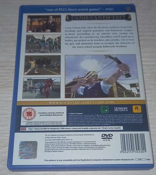 Canis Canem Edit: Bully - PS2