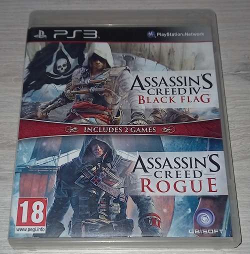 Assassins Creed IV Black Flag + Rogue Double Pack  - PS3