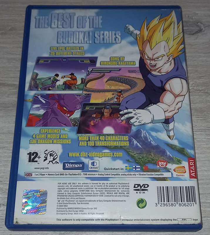 Dragonball Z Infinite World - PS2