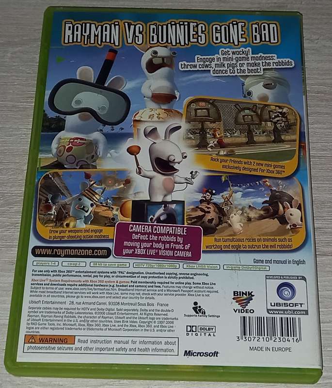 Rayman Raving Rabbids - XBOX 360