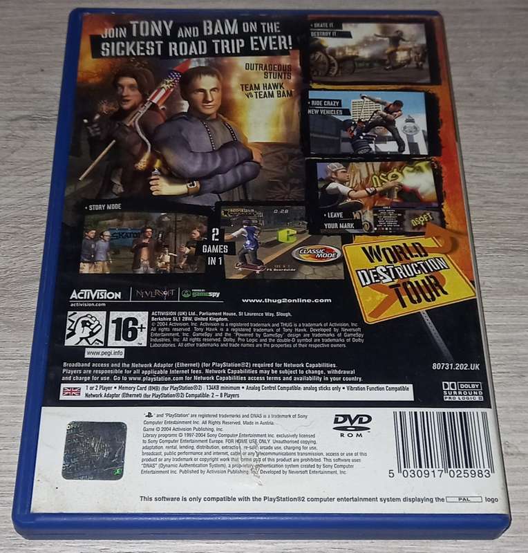 Tony Hawk Underground 2 - PS2