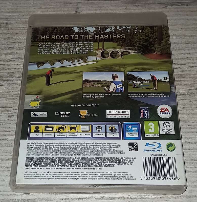 Tiger Woods PGA Tour 12 Masters Edition - PS3