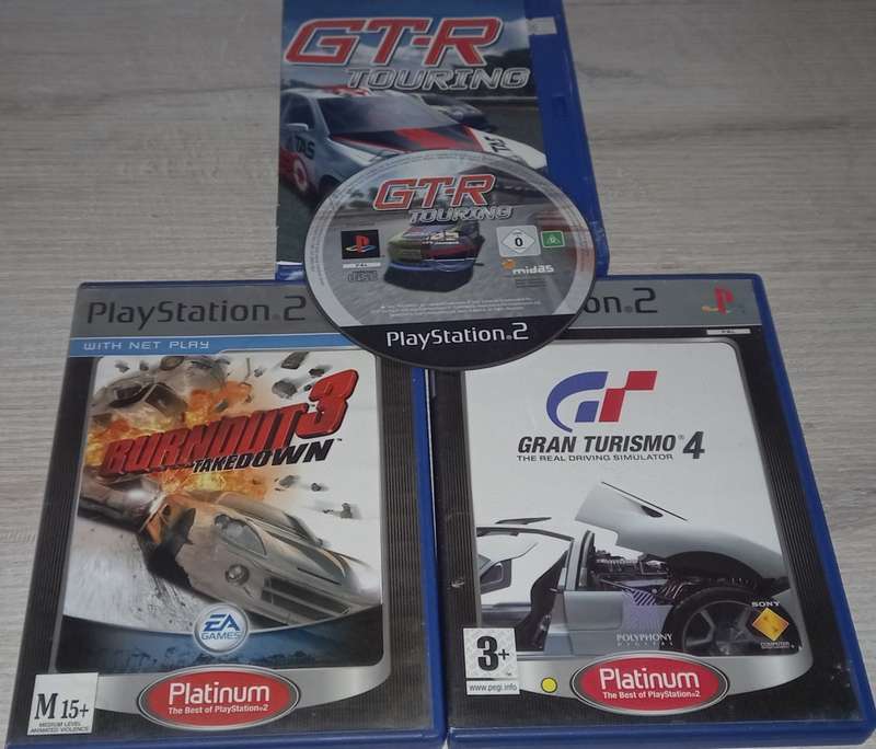 3x PS2 Racing Games