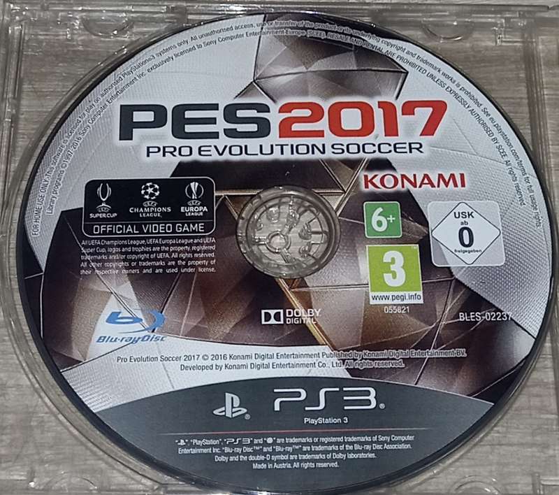 PRO EVOLUTION SOCCER 2017 - PES 2017 DISC - PS3