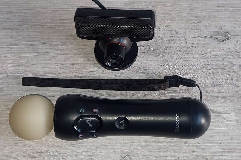PS3 MOVE CONTROLLER + MOVE EYE CAMERA - PS3