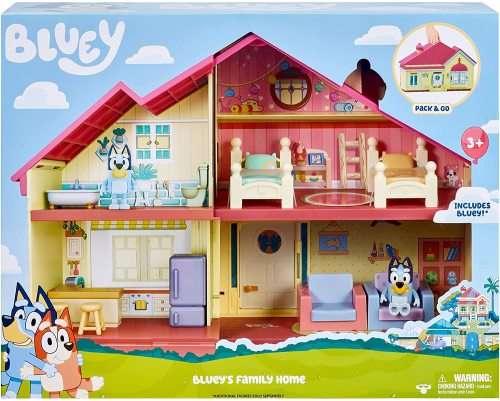 Bluey Family Home Playset with poseable Figure