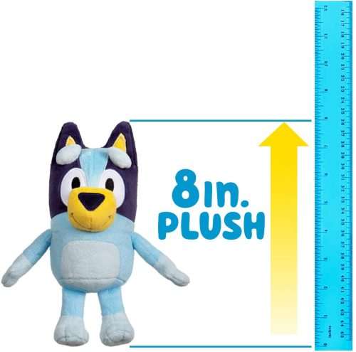 Bluey Friends - Bluey 20cm Tall Plush - Soft and Cuddly