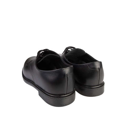 Genius Black Laces School Shoes