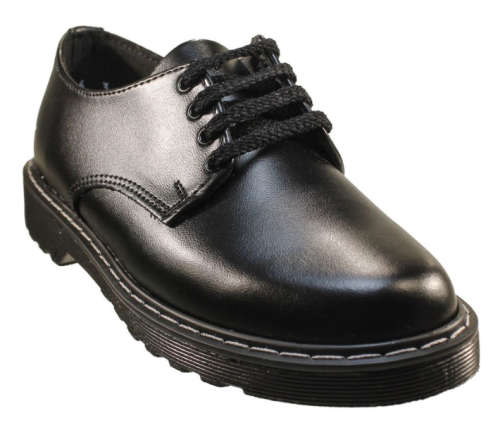 Buccaneer Boy`s Genuine Leather School Shoes (SIZES UK 6-10)