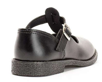 Buccaneer Original Baby Doll Black School Shoe - (sizes jnr 9-1)