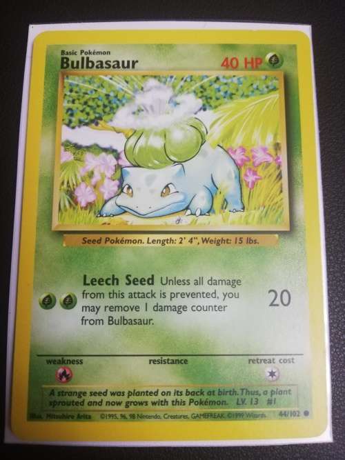 Pokemon Bulbasaur - Base Set (NearMint)