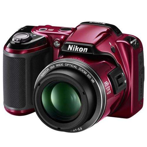 Nikon COOLPIX L810 16.1 MP with 26x Zoom and 3-inch LCD (RED)
