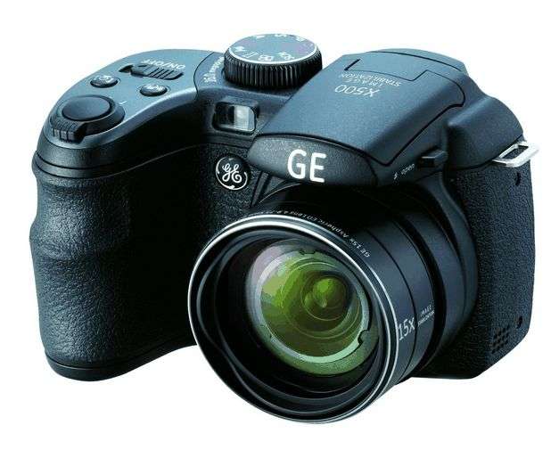 GE Power Pro X500 16 MP with 15 x Optical Zoom Digital Camera (Black)
