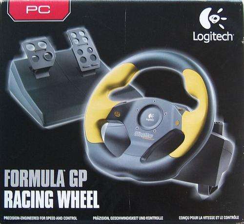 Logitech WINGMAN Formula GP Wheel with Pedals in original box