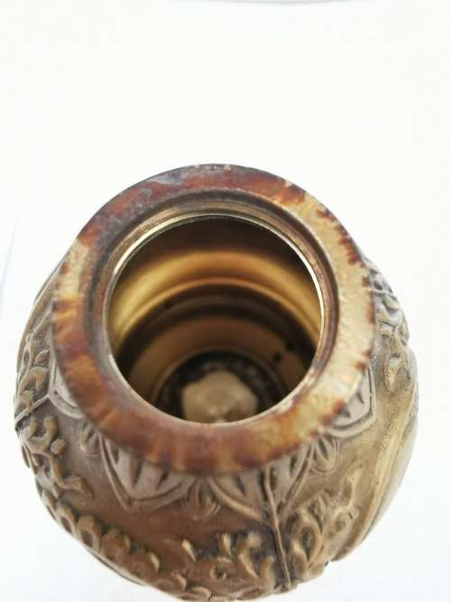Eastern Chinese A pair of ornaments of copper gourd