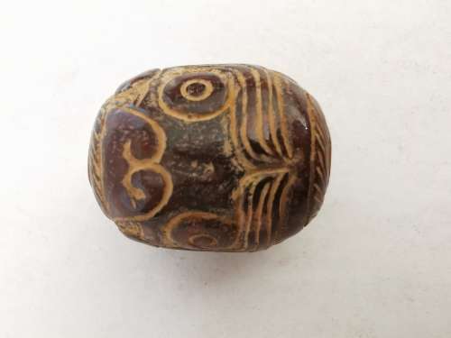 Hetian jade beads from ancient China