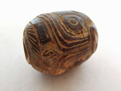 Hetian jade beads from ancient China
