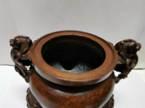 Copper incense burner from China