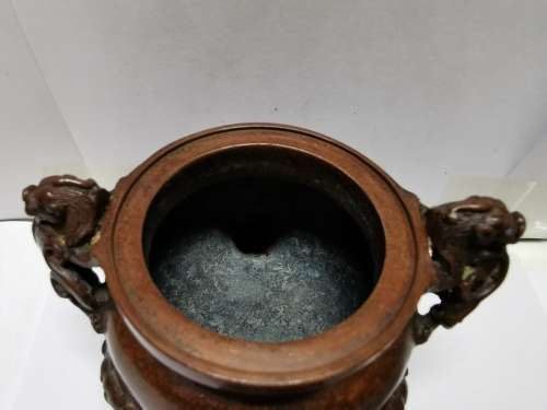 Copper incense burner from China