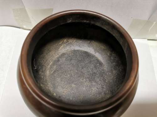 Chinese antique copper censer