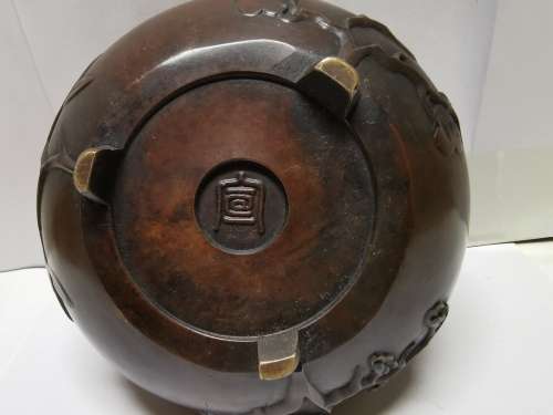 Chinese antique copper censer