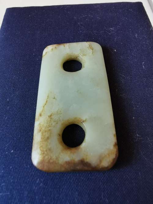 Antique Chinese Late 19th century Hotan jade carving