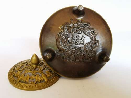 Eastern Chinese Copper incense burner