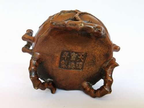 Chinese antique copper censer